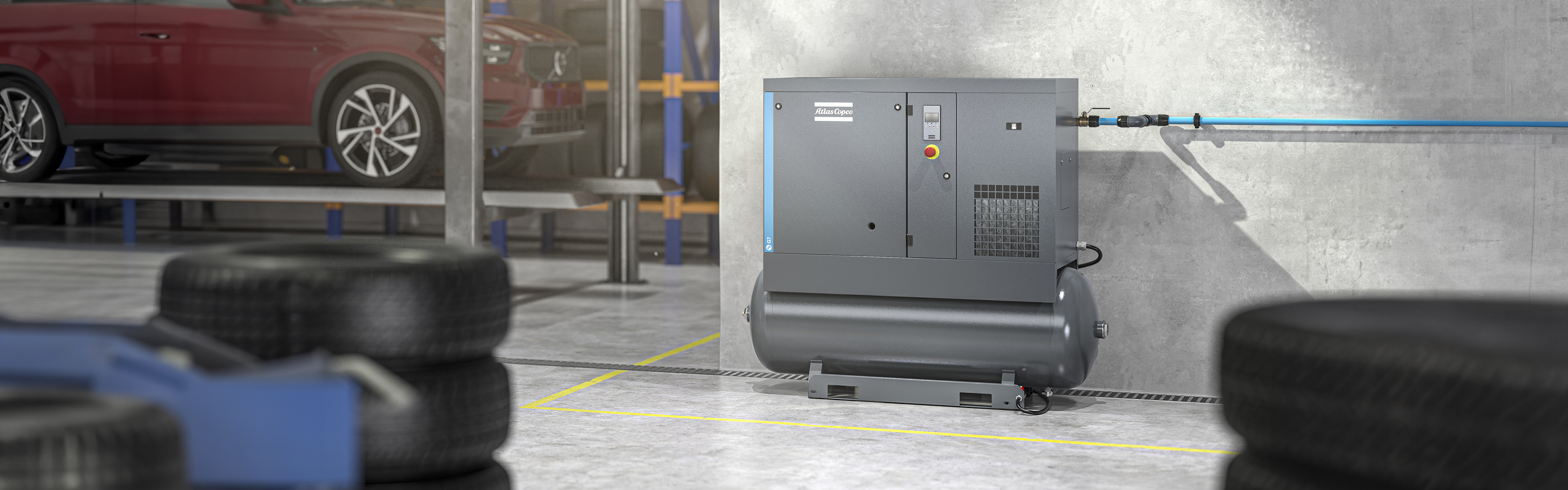 Atlas Copco Skruekompressor G11FF10TM 270 Banner