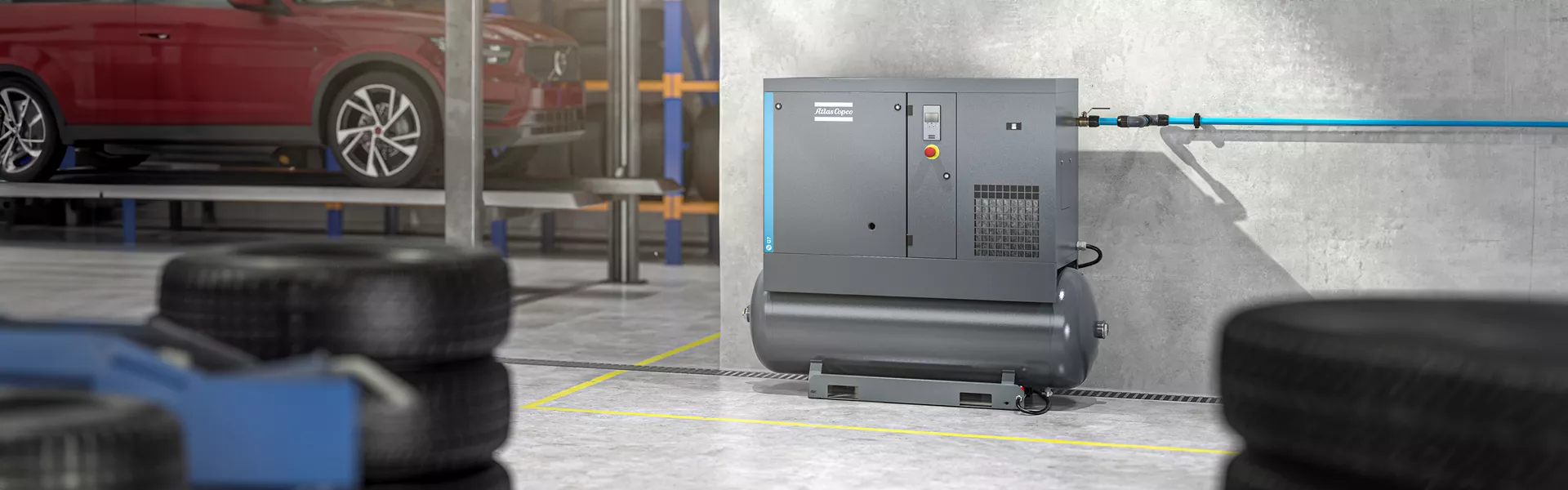 Atlas Copco Skruekompressor G7FF10TM 200 Banner