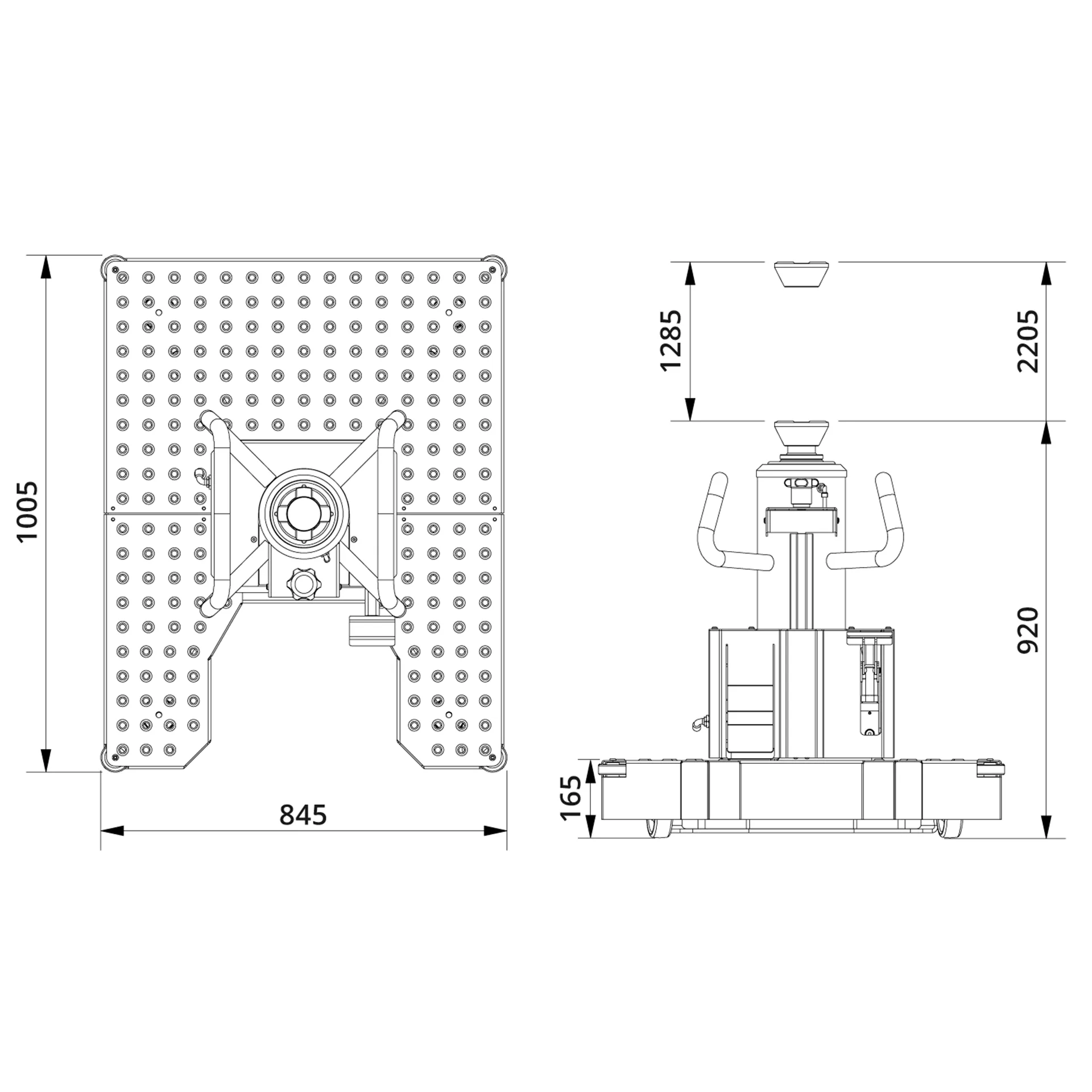 Pit Jack GGD150F Drawing