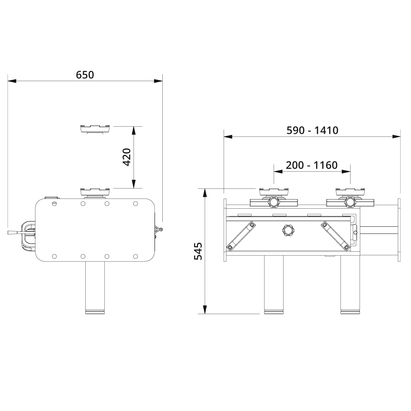 Pit Jack GD 2M Drawing
