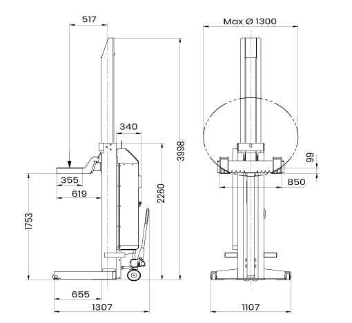 Mobilsoejle Rotary Blitz Rotary Hydralift Wireless Måltegning