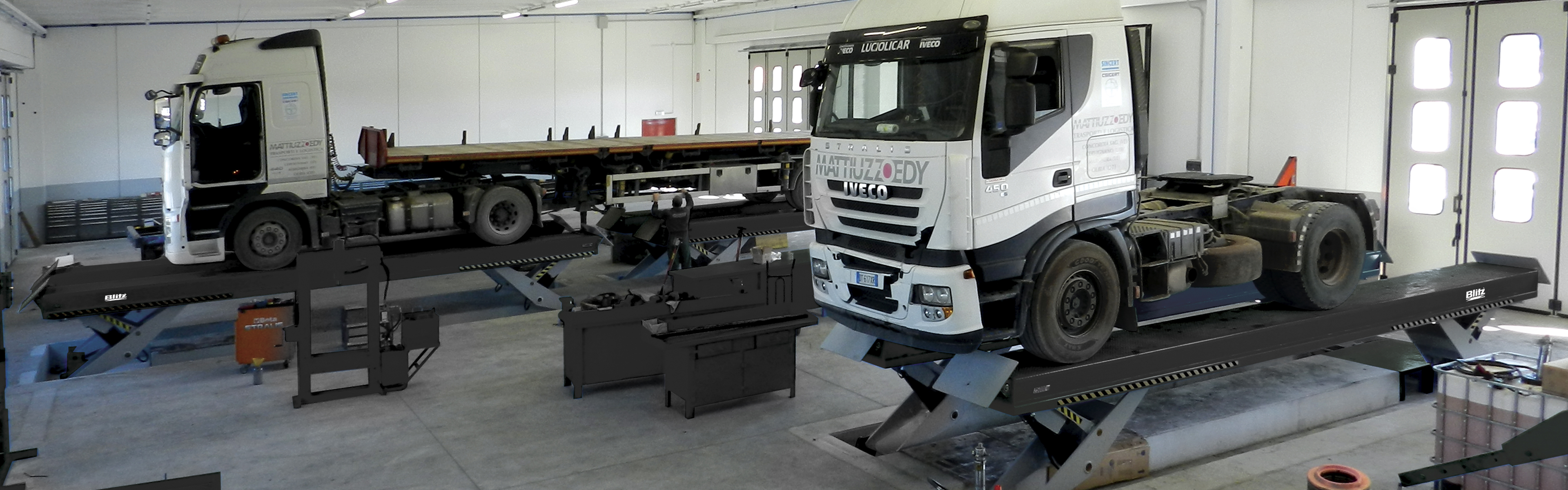 Heavy Duty Saksedonkraft Exlift 25T Banner