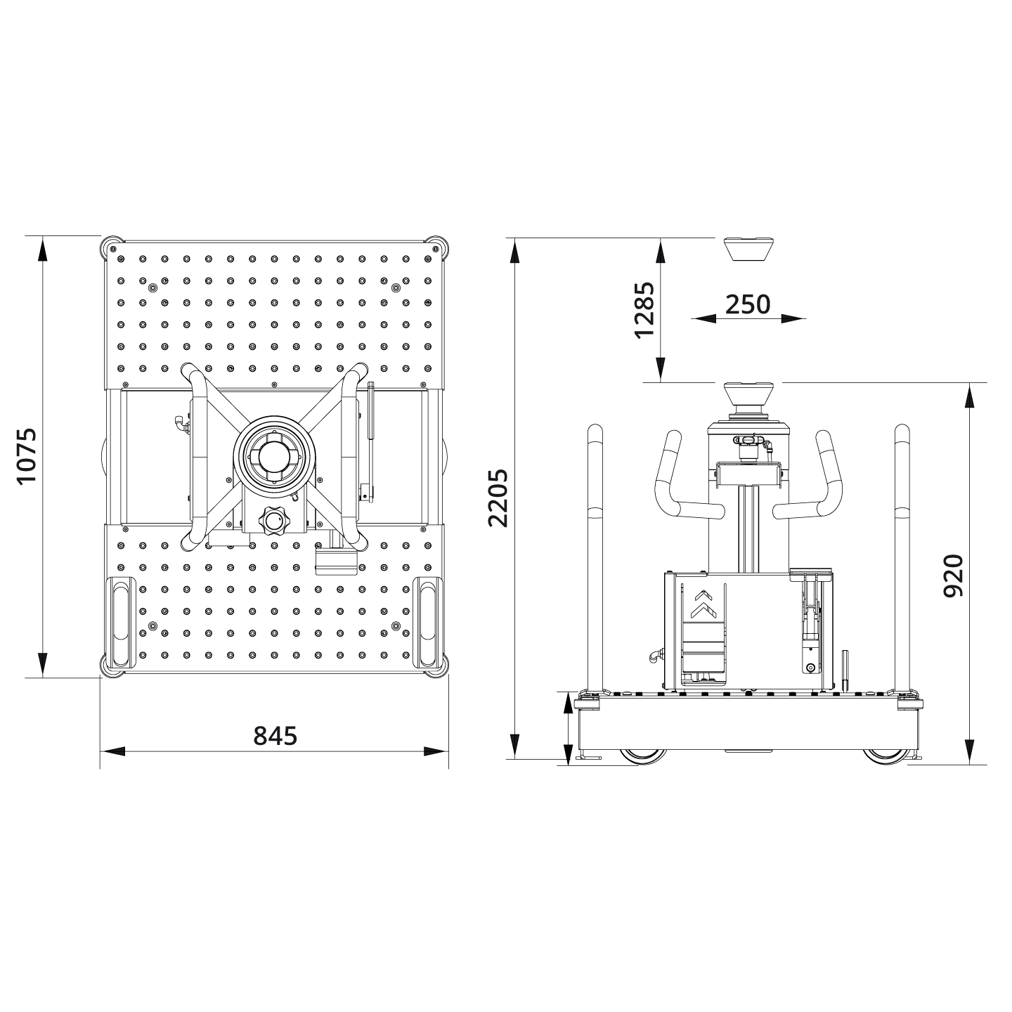 Pit Jack GGD150U Drawing
