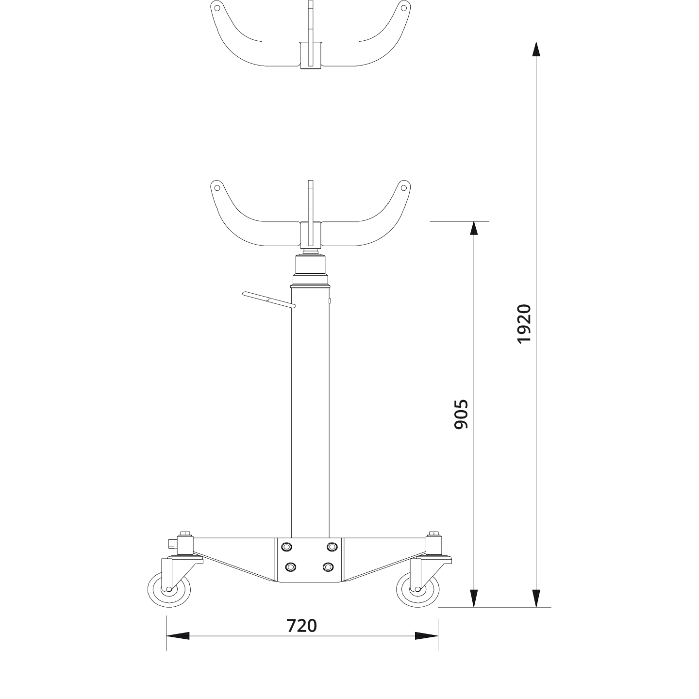 Transmission Jack VLT12 Drawing