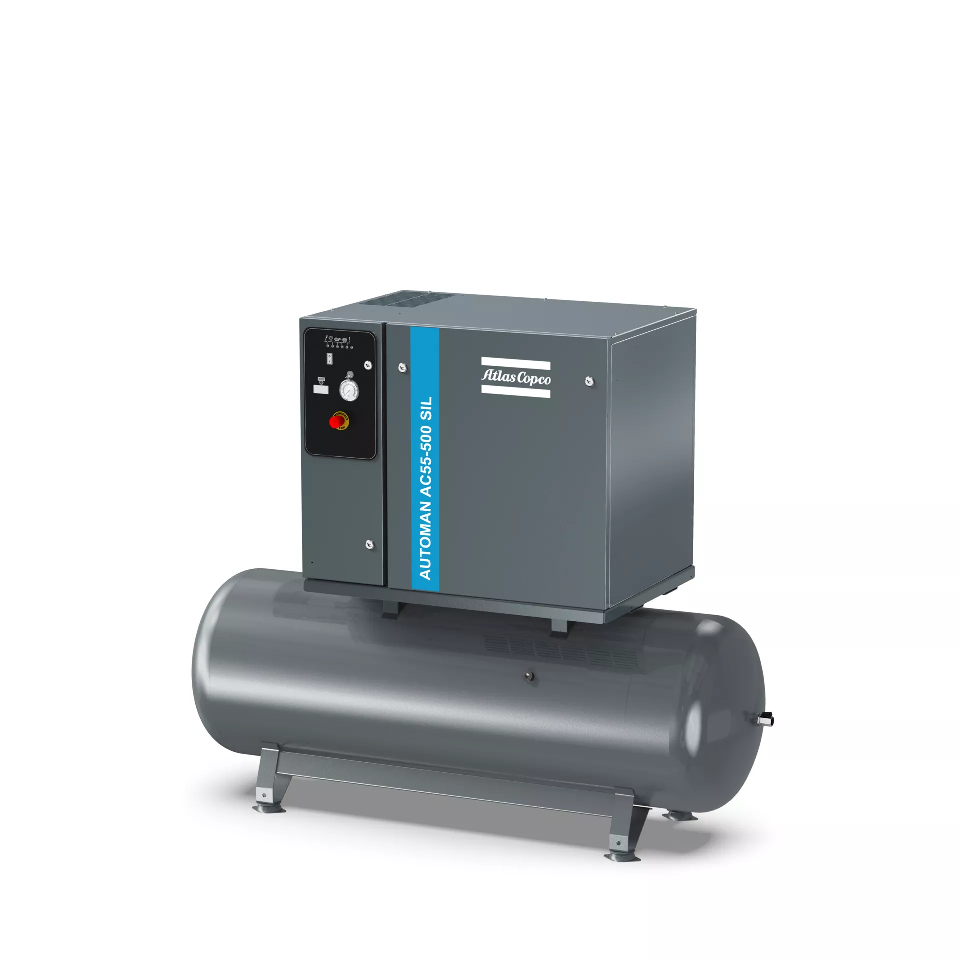 Atlas Copco Stempelkompressor AC55E500T 11B Silence